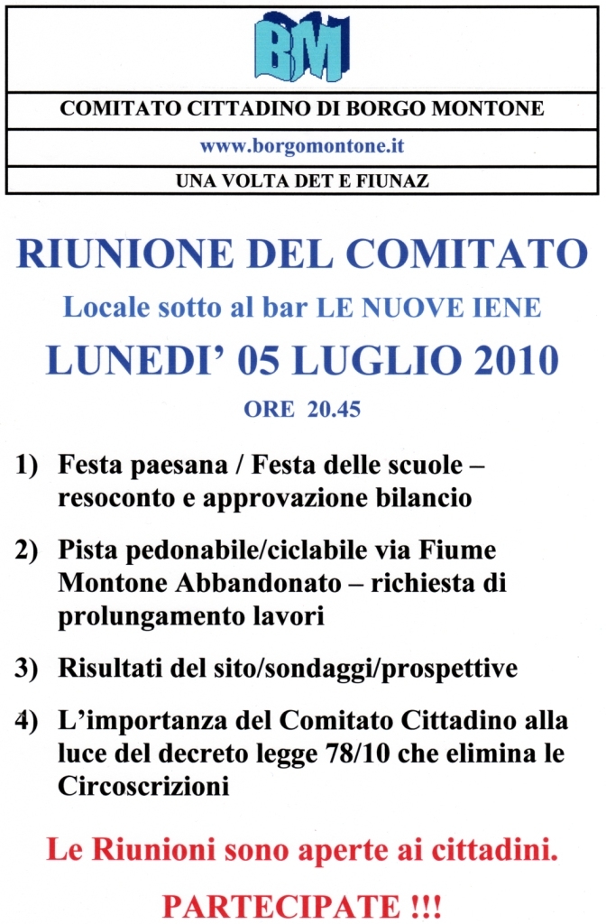 riunione100705