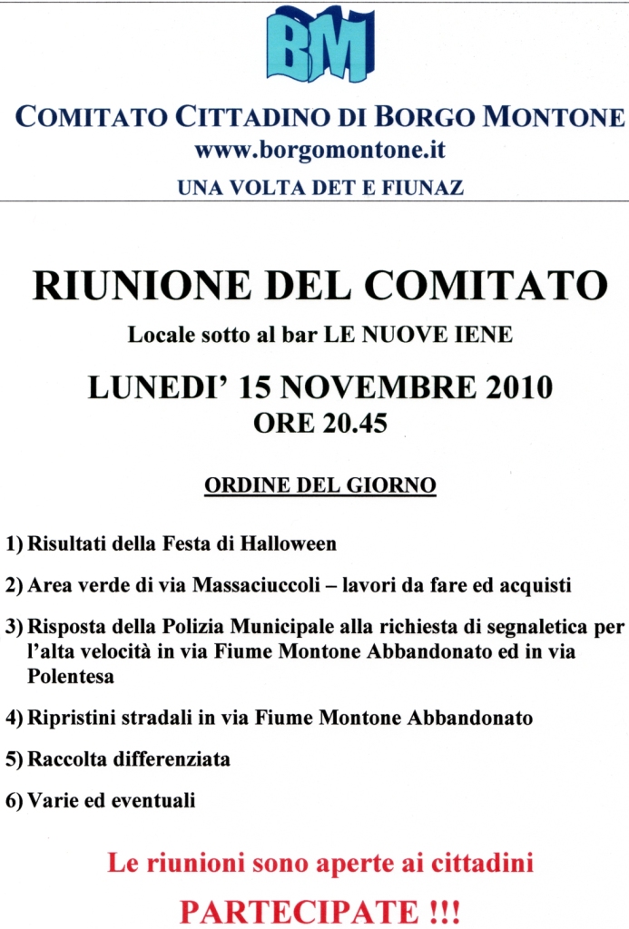 riunione101115